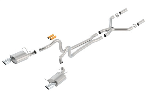 Borla 140516 Borla 140516 13-14 Mustang GT/Boss 302 5.0L V8 RWD Single Split Rear Exit ATAK Catback Exhaust