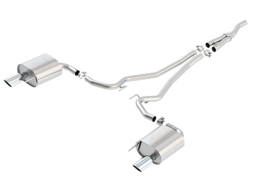 Borla 140585 Borla 140585 Atak Cat Back 15-17 Ford Mustang 2.3L EcoBoost MT/AT 2.25in pipe 4in tip