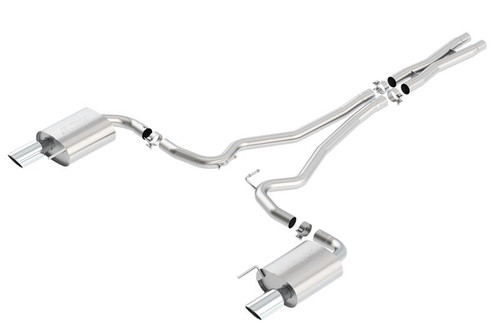 Borla 140590 Borla 140590 S-Type Cat-Back 15-17 Ford Mustang GT 5.0L V8 MT/AT 2.5in pipe 4in tip