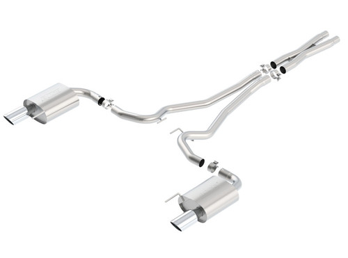 Borla 140590 Borla 140590 S-Type Cat-Back 15-17 Ford Mustang GT 5.0L V8 MT/AT 2.5in pipe 4in tip