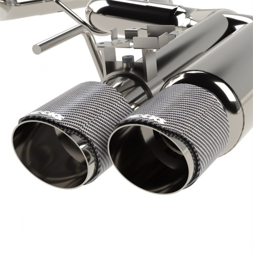 Kooks Headers 11514520 Kooks Headers 11514520 Kooks 18-24 Ford Mustang GT 5.0 3in. Valved Shotgun Cat-Back Exhaust - Carbon Tips