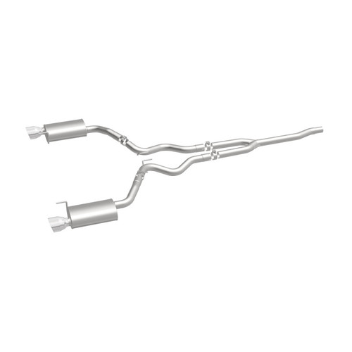 Magnaflow 19097 Magnaflow 19097 Cat Back, SS, 2.5in, Street, Dual Split Polished 4.5in Tips 2015 Ford Mustang Ecoboost