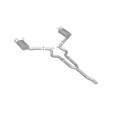 Magnaflow 19097 Magnaflow 19097 Cat Back, SS, 2.5in, Street, Dual Split Polished 4.5in Tips 2015 Ford Mustang Ecoboost