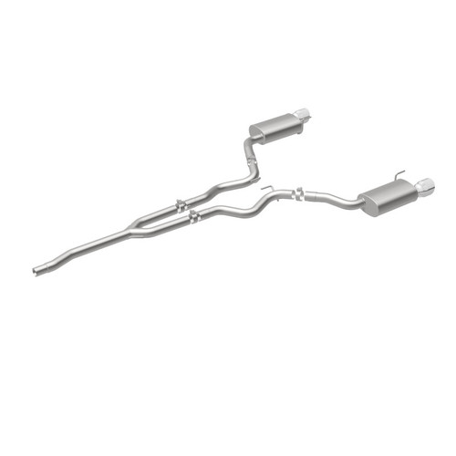 Magnaflow 19097 Magnaflow 19097 Cat Back, SS, 2.5in, Street, Dual Split Polished 4.5in Tips 2015 Ford Mustang Ecoboost