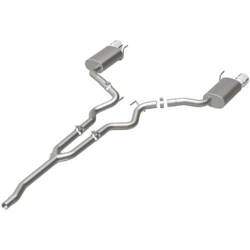 Magnaflow 19097 Magnaflow 19097 Cat Back, SS, 2.5in, Street, Dual Split Polished 4.5in Tips 2015 Ford Mustang Ecoboost