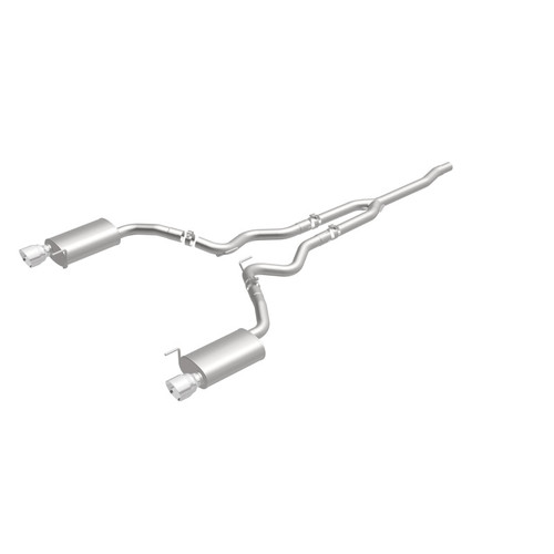 Magnaflow 19097 Magnaflow 19097 Cat Back, SS, 2.5in, Street, Dual Split Polished 4.5in Tips 2015 Ford Mustang Ecoboost