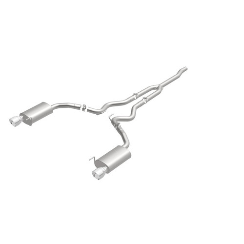 Magnaflow 19097 Magnaflow 19097 Cat Back, SS, 2.5in, Street, Dual Split Polished 4.5in Tips 2015 Ford Mustang Ecoboost