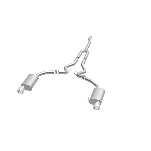Magnaflow 19097 Magnaflow 19097 Cat Back, SS, 2.5in, Street, Dual Split Polished 4.5in Tips 2015 Ford Mustang Ecoboost