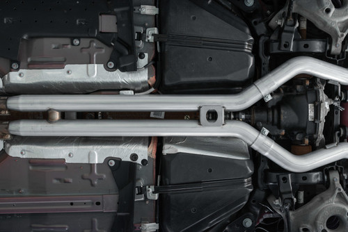 MBRP S7205AL MBRP S7205AL 18-19 Ford Mustang GT 5.0 3in Dual Split Rear AL Cat Back w/ Quad 4.0in Dual Wall Tips