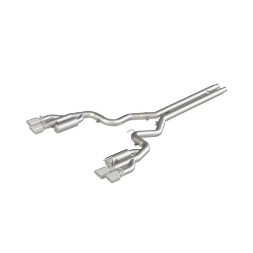 MBRP S7207AL MBRP S7207AL 18-19 Ford Mustang GT 5.0 3in Cat Back Quad Tip Race Version - AL