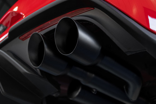 MBRP S7207BLK MBRP S7207BLK 18-19 Ford Mustang GT 5.0 3in Cat Back Quad Tip Race Version - Black