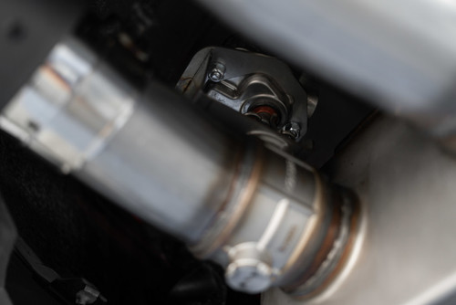 MBRP S72093CF MBRP S72093CF 18-20 Ford Mustang GT 5.0 w/ Quad Tip Active Exhaust Cat Back Split Rear T304 w/ Carb Fib Tips