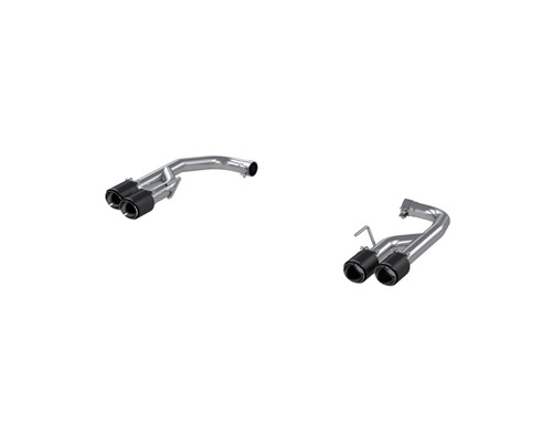 MBRP S72113CF MBRP S72113CF 18-21 Ford Mustang GT 5.0L T304 SS 2.5i Axle-Back, Dual Rear Exit with Quad CF Tips