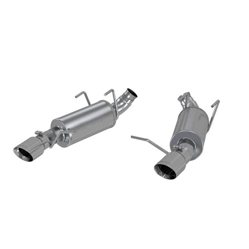 MBRP S7227409 MBRP S7227409 11-14 Ford Mustang V6 3in. Dual Muffler Axle Back Split Rear T409 Exhaust System