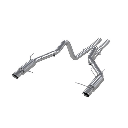 MBRP S7264409 MBRP S7264409 11-14 Ford Mustang GT 5.0L Dual Split Rear Race Version T409 3in Cat Back Exhaust System