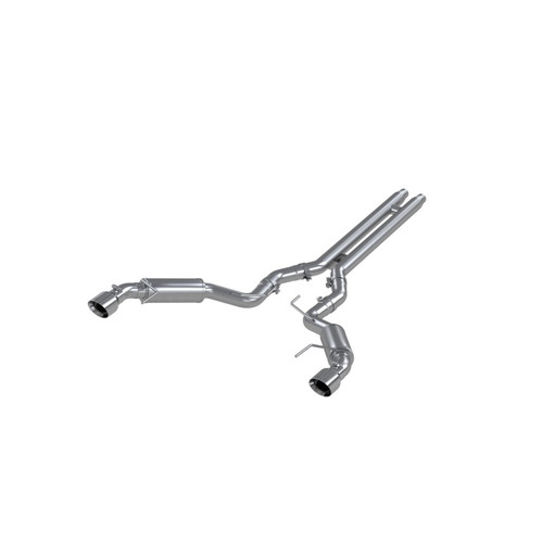 MBRP S7278AL MBRP S7278AL 15-17 Ford Mustang GT 5.0 3in Cat Back Dual Split Rear Race Version 4.5in Tips - Aluminized