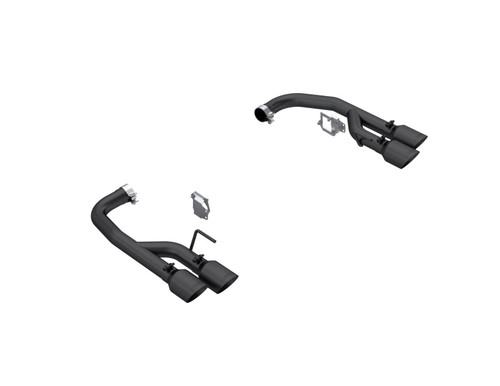MBRP S7281BLK MBRP S7281BLK Armor BLK Valve Delete Axle-Back Exhaust; Race Version (24-26 Mustang GT w/ Active Exhaust)