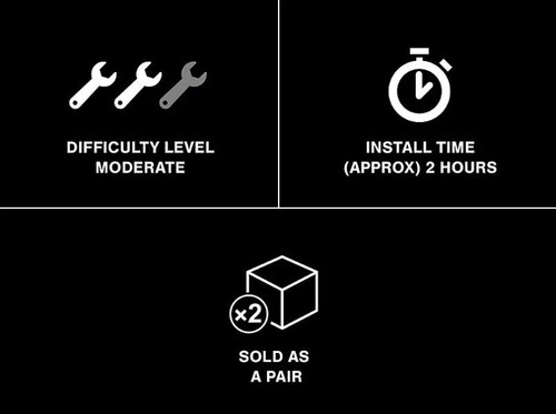 Raxiom 389876 Raxiom 389876 96-98 Ford Mustang Icon LED Tail Lights- Black Housing (Smoked Lens)