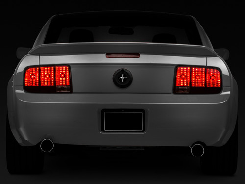 Raxiom 49066 Raxiom 49066 05-09 Ford Mustang Tail Lights- Black Housing (Smoked Lens)
