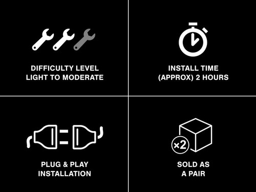 Raxiom 49066 Raxiom 49066 05-09 Ford Mustang Tail Lights- Black Housing (Smoked Lens)