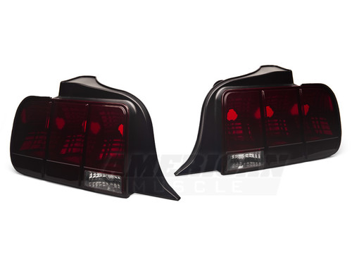 Raxiom 49066 Raxiom 49066 05-09 Ford Mustang Tail Lights- Black Housing (Smoked Lens)