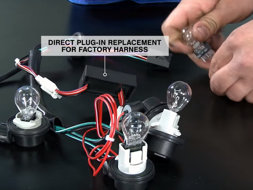 Raxiom 49143 Raxiom 49143 96-04 Ford Mustang Excluding 99-01 Cobra Sequential Tail Light Kit (Plug-and-Play Harness)