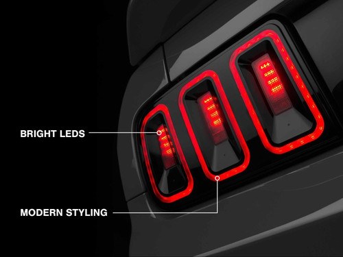Raxiom 49169 Raxiom 49169 05-09 Ford Mustang Gen5 Tail Lights- Black Housing (Smoked Lens)