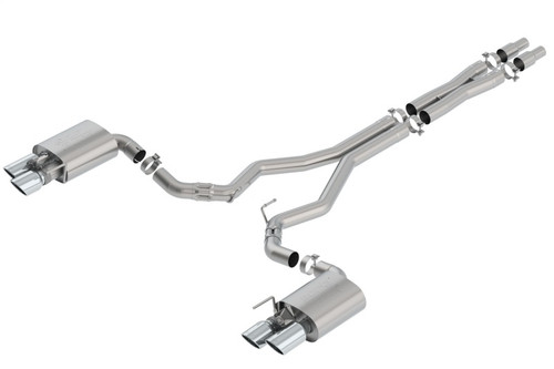 Borla 140743 Borla 140743 GT 5.0L AT/MT 3in ATAK Cat-Back Exhaust, Chrome Tips w/ Active Exhaust