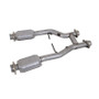 BBK 1538 BBK 1538 96-04 Mustang 4.6 GT / Cobra Short Mid H Pipe w Catalytic Converters 2-1/2 For Long Tube Headers