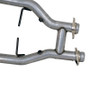 BBK 1538 BBK 1538 96-04 Mustang 4.6 GT / Cobra Short Mid H Pipe w Catalytic Converters 2-1/2 For Long Tube Headers