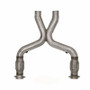 BBK 1658 BBK 1658 11-14 Mustang 5.0 Short Mid X Pipe With Catalytic Converters 3.0 For BBK Long Tube Headers
