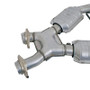 BBK 1666 BBK 1666 96-98 Mustang 4.6 GT High Flow X Pipe With Catalytic Converters - 2-1/2