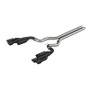 MBRP S7207BLK MBRP S7207BLK 18-19 Ford Mustang GT 5.0 3in Cat Back Quad Tip Race Version - Black