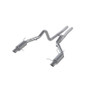 MBRP S7258409 MBRP S7258409 11-14 Ford Mustang GT 5.0L Dual Split Rear Street Version T409 3in Cat Back Exhaust System