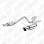 MBRP S7260304 MBRP S7260304 11-12 Ford Shelby GT 500 T304 3in Cat Back Dual Split Rear Race Version 4.5in Tips
