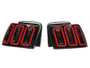 Raxiom 100807 Raxiom 100807 99-04 Ford Mustang Excluding 99-01 Cobra Icon LED Tail Lights- Black Housing (Smoked Lens)