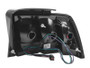 Raxiom 100807 Raxiom 100807 99-04 Ford Mustang Excluding 99-01 Cobra Icon LED Tail Lights- Black Housing (Smoked Lens)