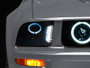 Raxiom 49128 Raxiom 49128 05-09 Ford Mustang w/ Halogen LED Halo Prjctr Headlights-Blk Hsng(Smoked Lens Exclude GT500)