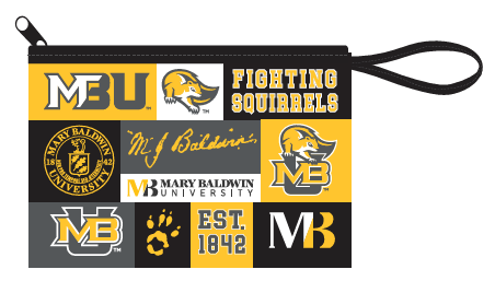 Satin Leather Wristlet