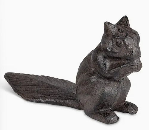 Cast Iron Squirrel Door Wedge
