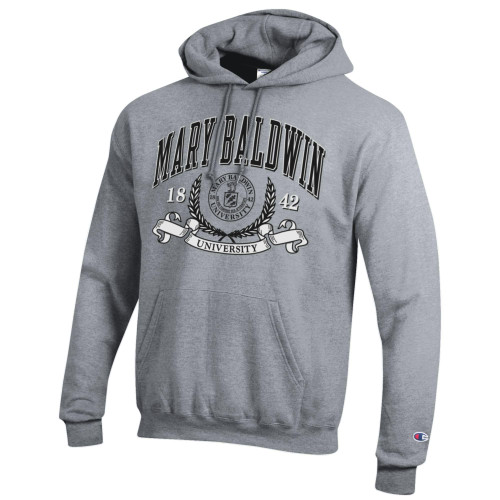 MBU Powerblend Hoodie Gray with Laurel