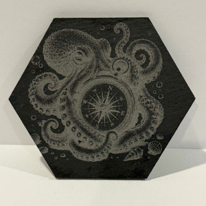 Slate Coaster Set