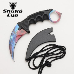 Snake Eye Tactical Karambit Style Neck Knife