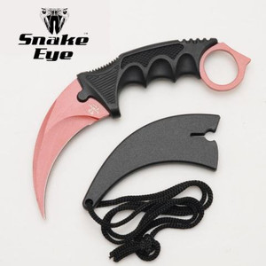 Snake Eye Tactical Karambit Style Neck Knife