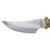 Old Ram Handmade Fixed Blade Hunting Knife Brown Pearl Handle