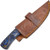 Old Ram Handmade Full Tang Damascus Steel Blade Hunting Knife Blue Wood Handle