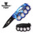 Action Assist Knuckle Knife 4.5" All Black with Clip