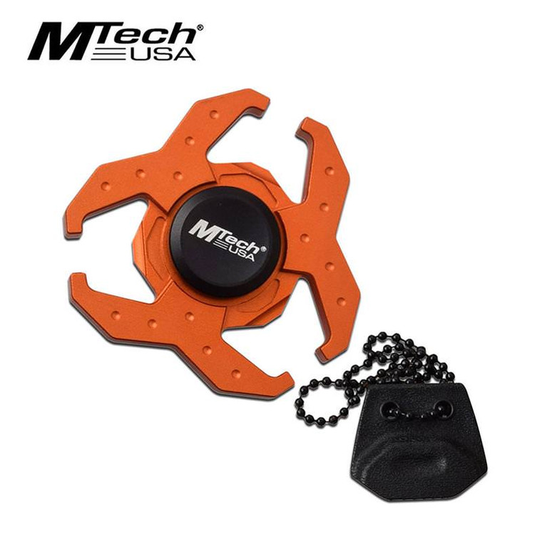 Mtech Aluminum Necklace Spinner Orange
