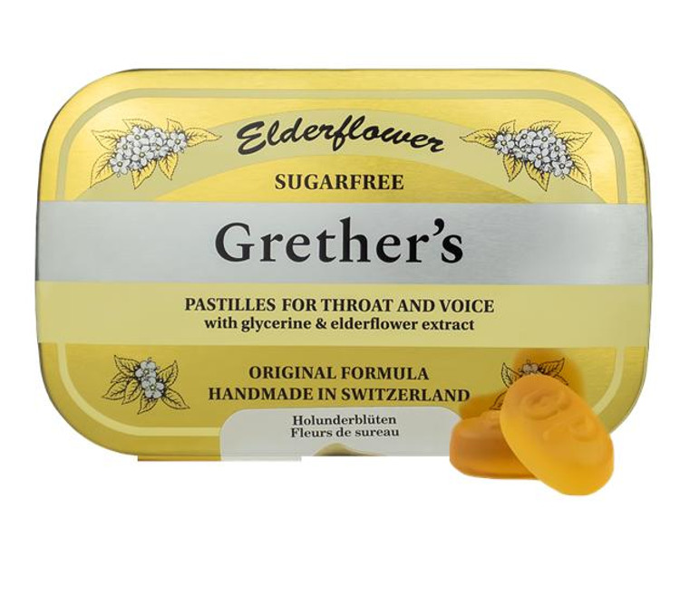 Grether's Pastilles Sugarfree Elderflower