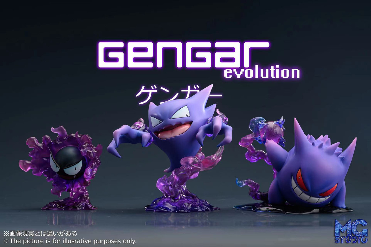 PRE-ORDER)NK Studio - Gengar Evolution Set Pokémon Resin Statue GK Figure World